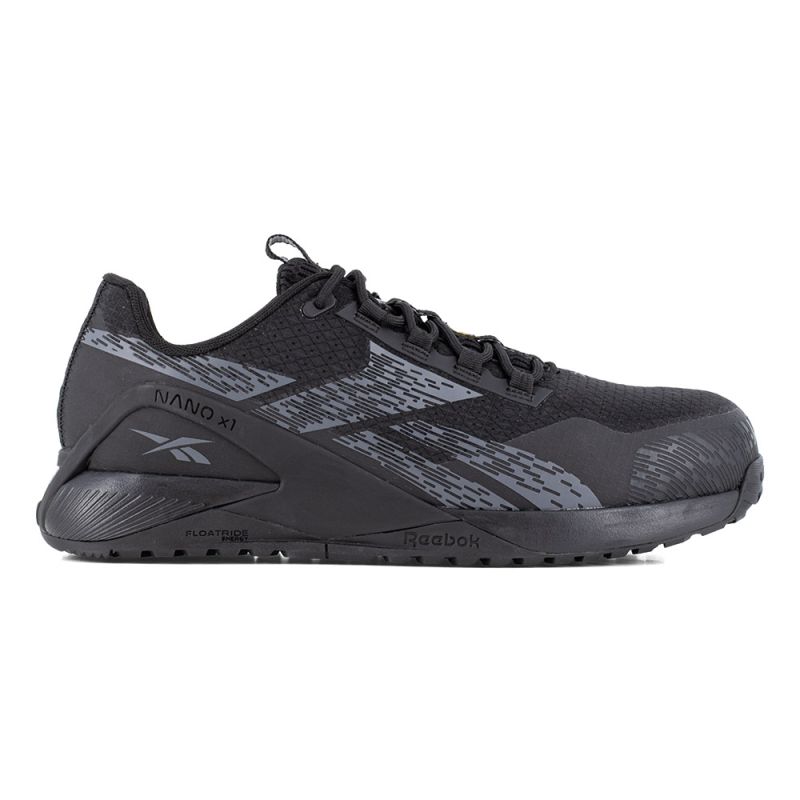 Baskets de sécurité légères noires S3S NANO X1 Adventure - REEBOK Safety 38 Noir