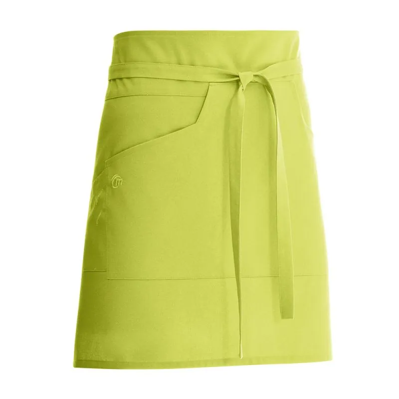 Tablier de service coloré court Molinel NELL 45 Taille Unique Vert Anis