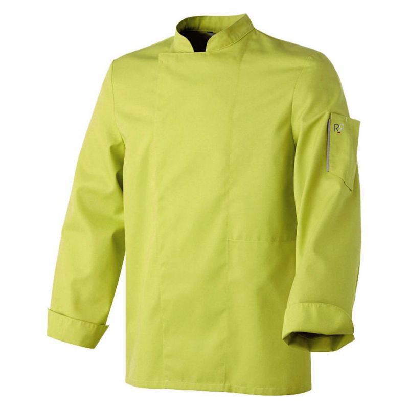 Veste de cuisine mixte manches longues NERO ML Robur Vert Pistache T1 / 42-44