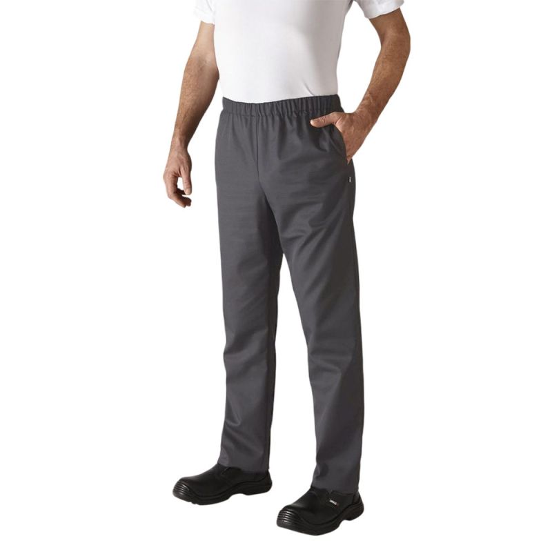 Pantalon de cuisine gris UMINI Robur Gris T5 / 54-56