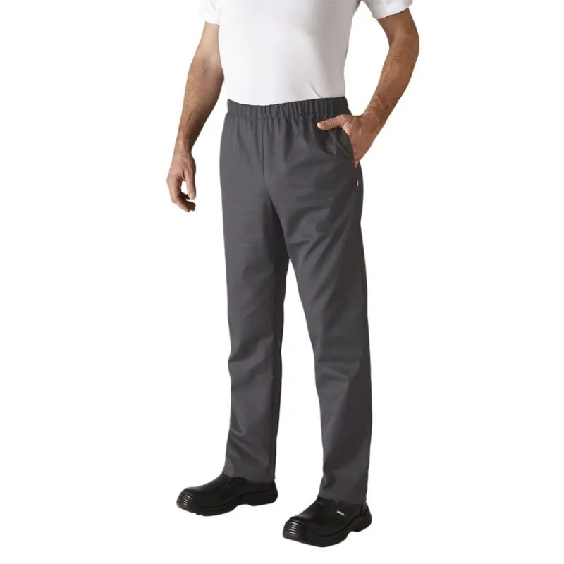 Pantalon de cuisine gris UMINI Robur Gris T4 / 50-52