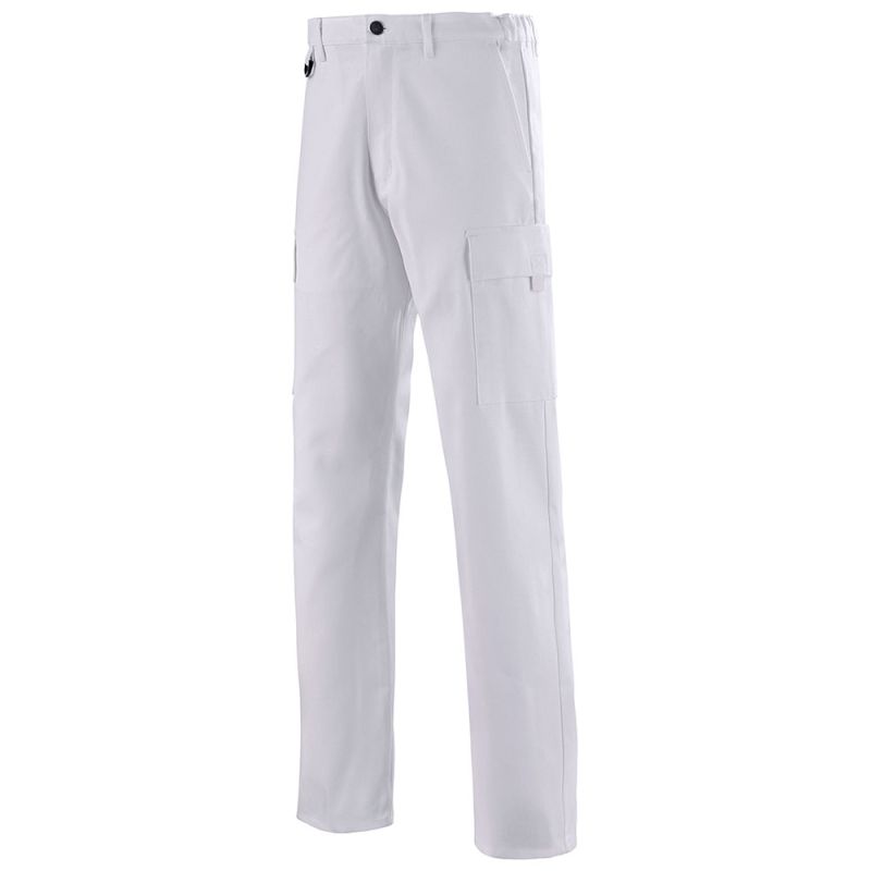Pantalon pro 100% coton BATTLE DRESS Cepovett Safety - 90479062 4 / 52-54 Blanc