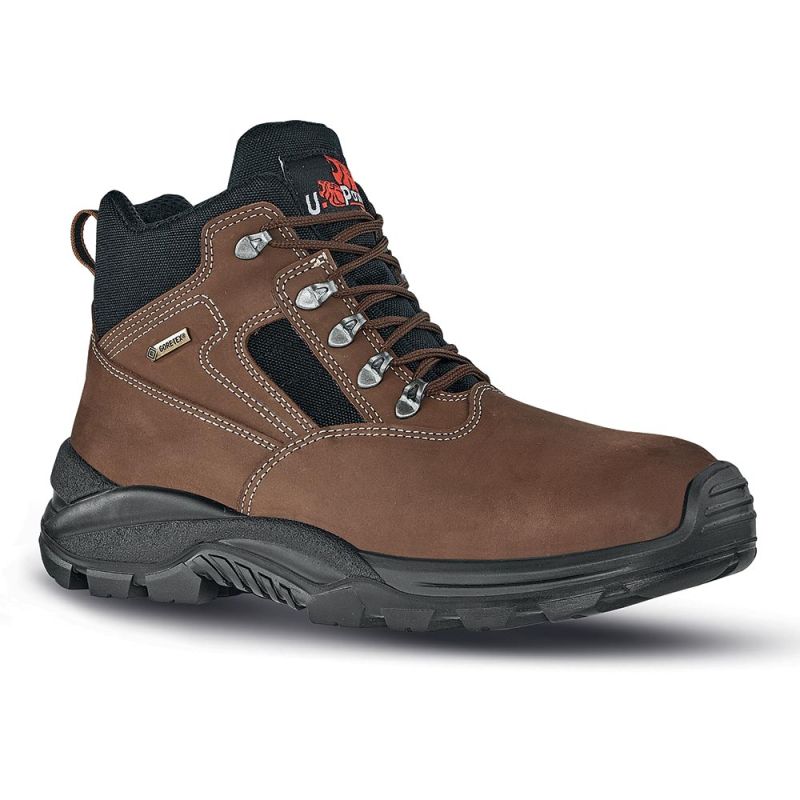 Chaussures de sécurité montantes Gore-Tex S3 WR - U-POWER SMASH GTX 40 Marron