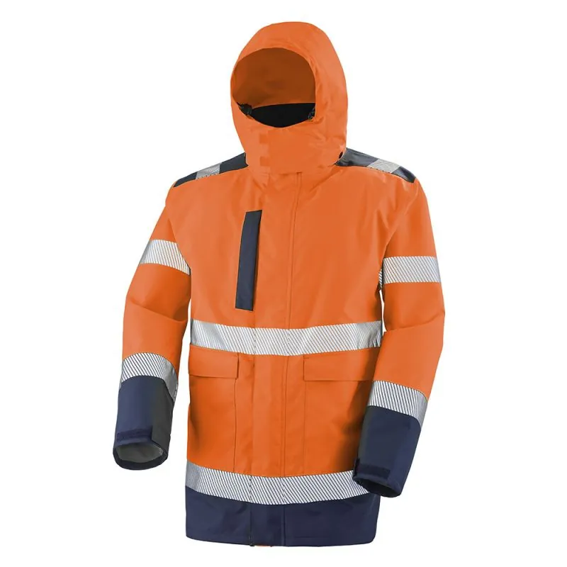 Parka haute visibilité imperméable classe 3 MATRA XP - CEPOVETT SAFETY 3 / Taille L Orange