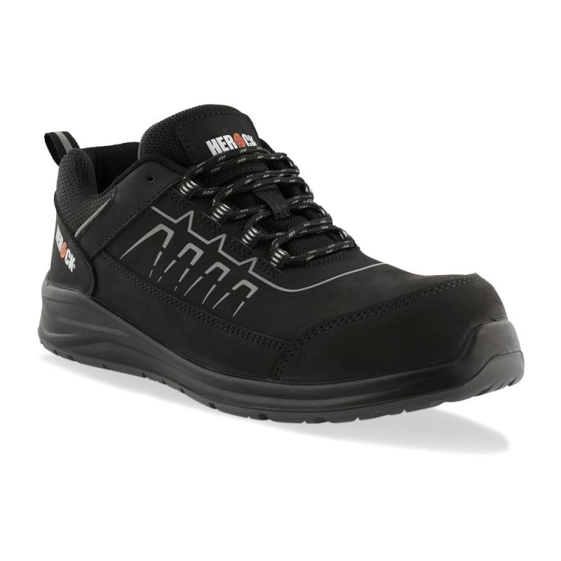 Baskets de sécurité noires S3S FO ESD HEROCK ZANO - 22MSS2404 42 Noir