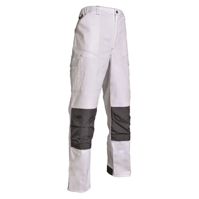 Pantalon de peintre avec poches genouillères - GAUTIER SNV 2 / 44-46 Blanc