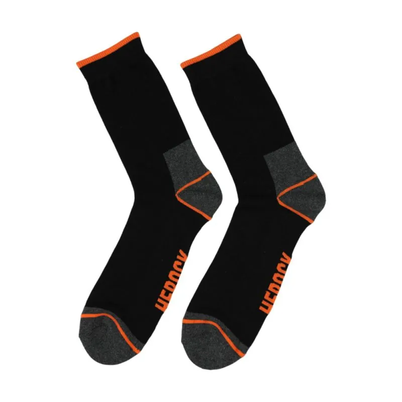 3 x Chaussettes de travail HEROCK UBIN - 22USK2301 46-48 Noir / Gris / Orange