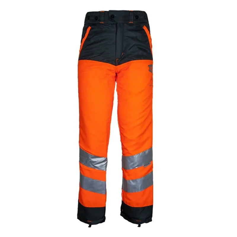 Pantalon bûcheron haute-visibilité classe 1A - SOLIDUR GLOW Orange Hivi M