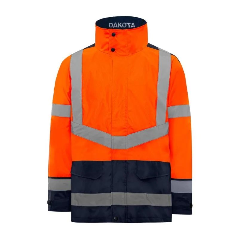 Parka haute-visibilité 4 en 1 - DAKOTA T2S Orange L