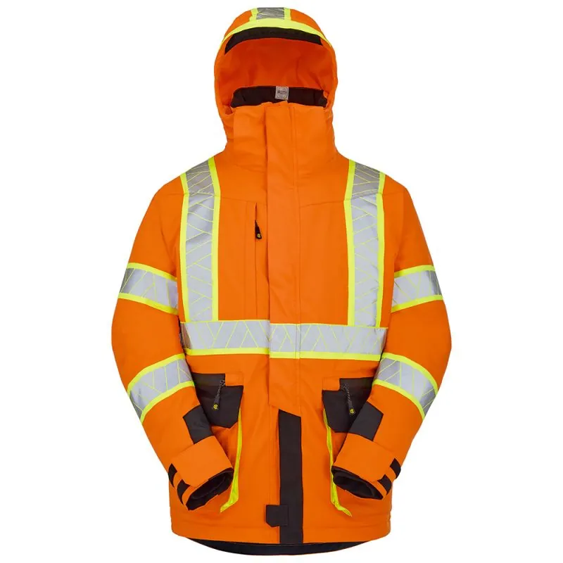 Parka haute visibilité ELEKTRA - 9P35PI CEPOVETT Fluo Nova L Orange Fluo / Noir