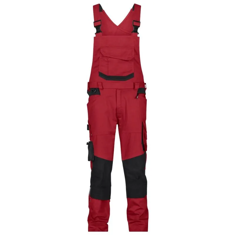 Salopette de travail stretch avec poches genoux - DASSY TRONIX NEXT 40 Rouge Contrasté Noir