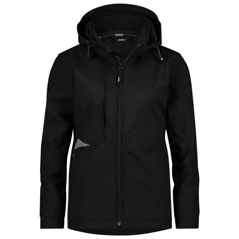 Softshell de travail femme souple et coupe-vent - DASSY GRAVITY NEXT WOMEN Noir contrasté Gris XXL