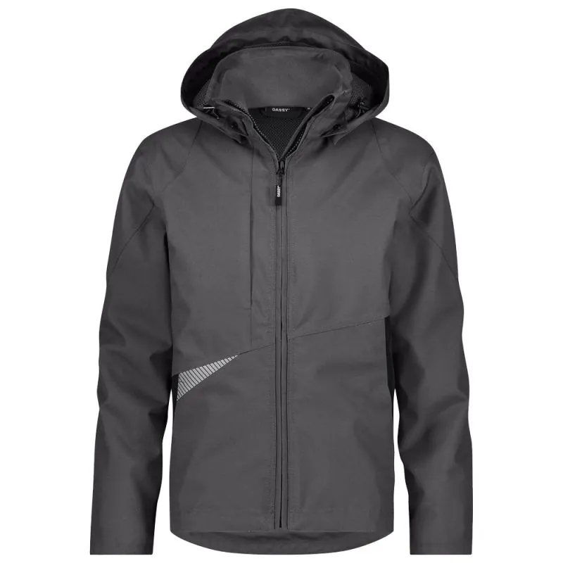 Veste de travail imperméable et coupe-vent - DASSY HYPER NEXT Gris contrasté Noir XS
