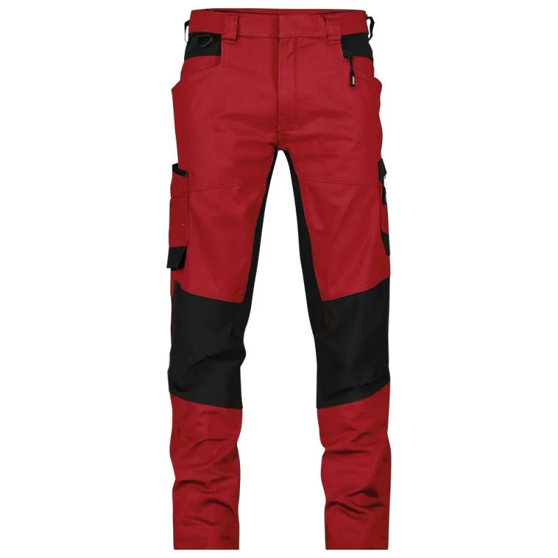 Pantalon de travail avec tissu stretch - DASSY HELIX NEXT 54 Rouge Contrasté Noir