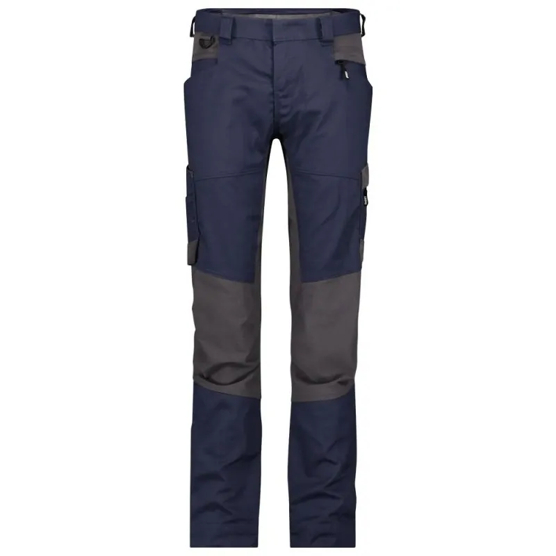 Pantalon de travail femme avec tissu stretch - DASSY HELIX WOMEN NEXT 52 Bleu Nuit contrasté Gris