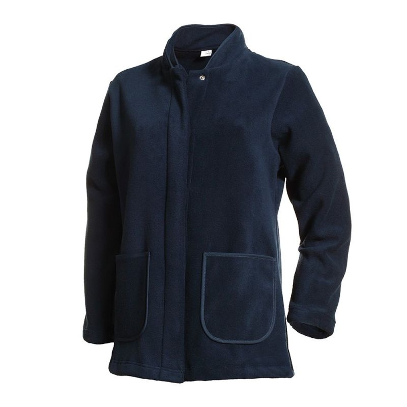 Veste polaire passe-couloir femme Molinel Hasson DIEGO Bleu Marine Taille 5 / 54-56