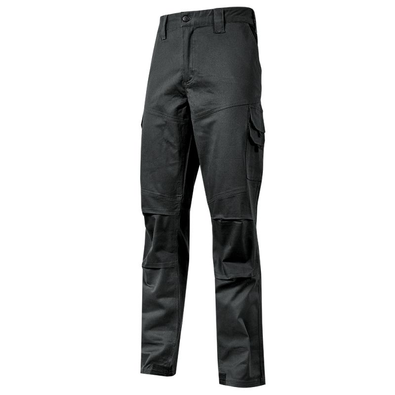 Pantalon de travail stretch slim - GUAPO U-POWER Noir 3XL