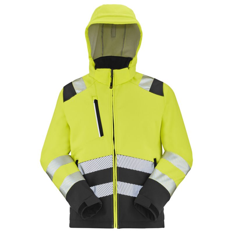Softshell haute visibilité classe 2 capuche amovible TATRAS XP PI - 9S22PI CEPOVETT Positive Impact 6 / Taille 3XL Jaune hivi / Noir
