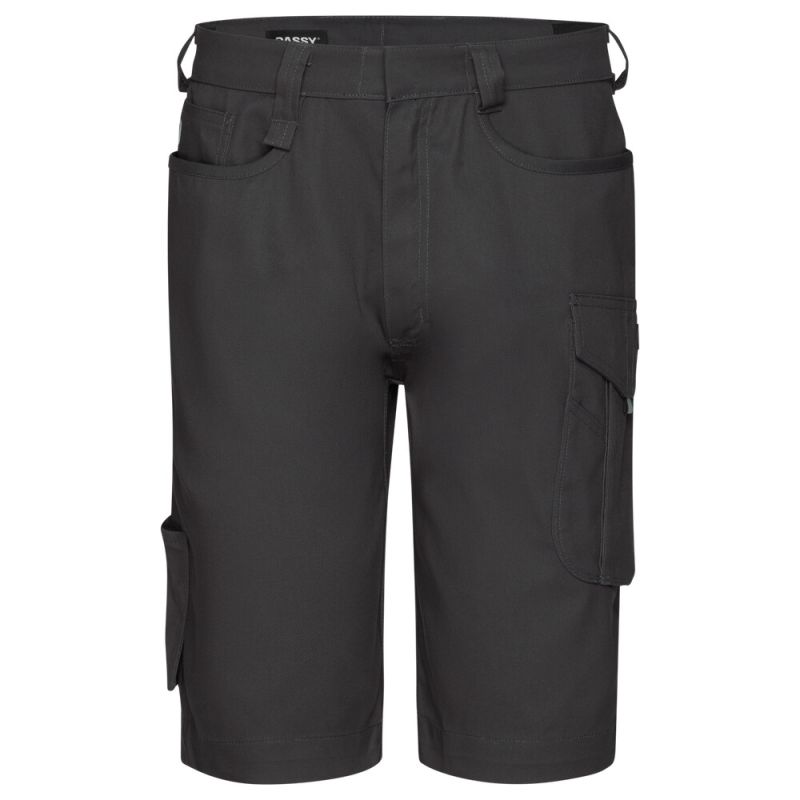 Short de travail stretch en polyester recyclé et coton - DASSY BOTTA FLEX 62 Gris Anthracite