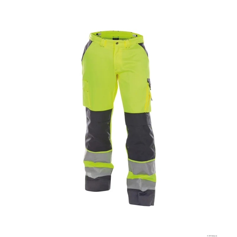 Pantalon de travail Haute Visibilié - DASSY BUFFALO 245 56 Jaune Fluo / Gris Ciment