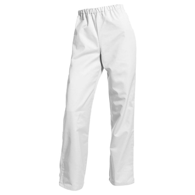 Pantalon médical mixte blanc 100% coton Molinel Hasson MARC 4 / 52-54 Blanc