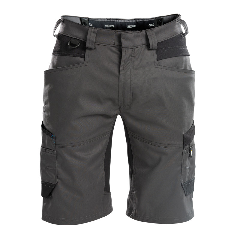 Bermuda de travail stretch homme - DASSY AXIS 38 Gris Anthracite / Noir