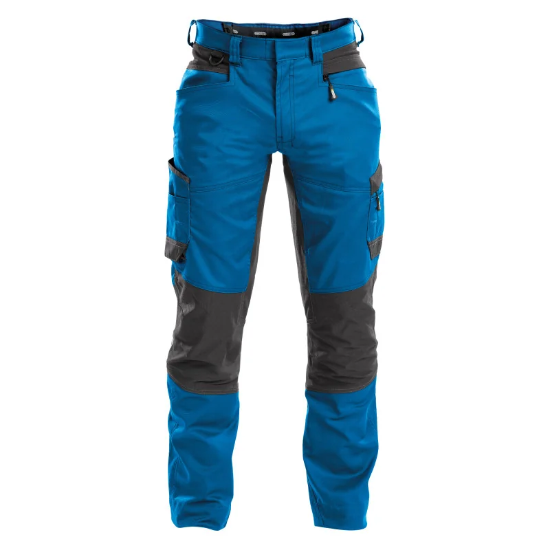 Pantalon de Travail - DASSY HELIX 66 Bleu Azur / Gris Anthracite
