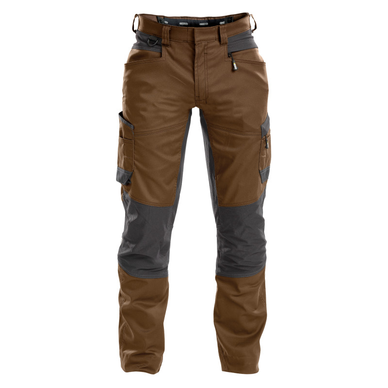 Pantalon de Travail - DASSY HELIX 42 Brun Argile / Gris Anthracite