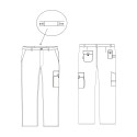 Pantalon de travail Noir sans métal - PBV 01TYCN2