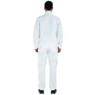 Pantalon professionnel blanc BASALTE pour peintre et plaquiste - 1MIMUP LAFONT
