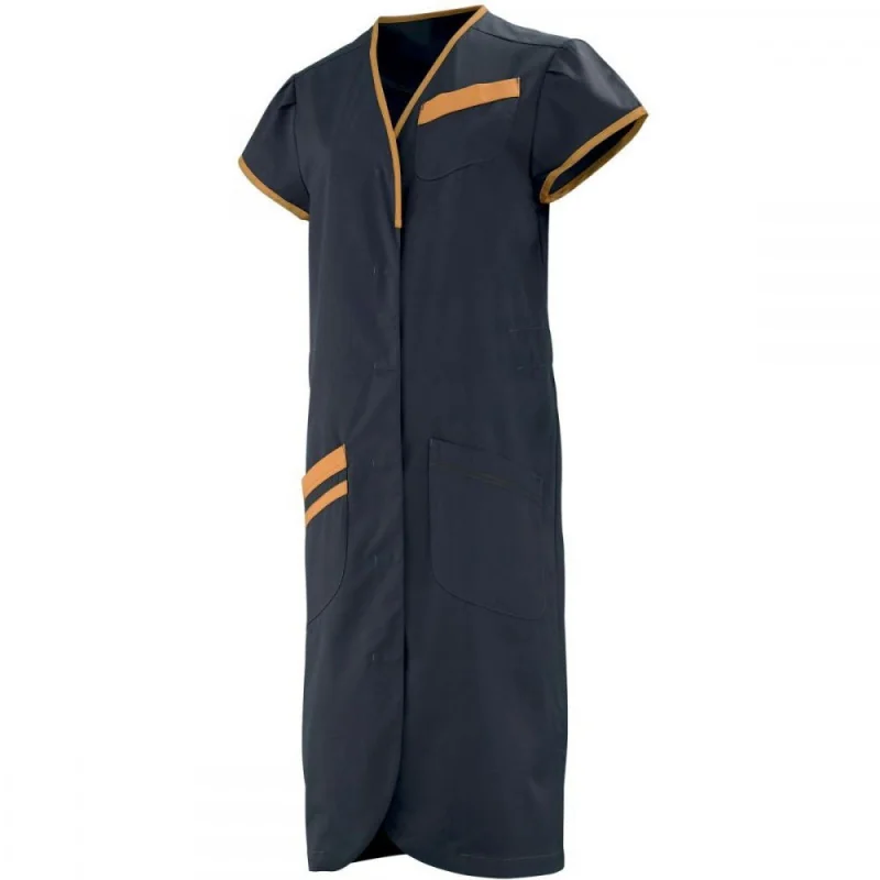 Blouse de travail manches courtes Lafont DAPHNEE - 8PMC00PC 1 / Taille S Carbone / Melon