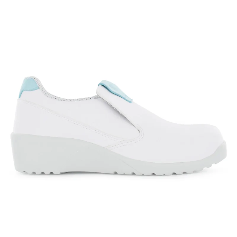 Chaussures de cuisine blanches à talon compensé Femme S2 SRC - SOPHIE NORDWAYS 35 Blanc
