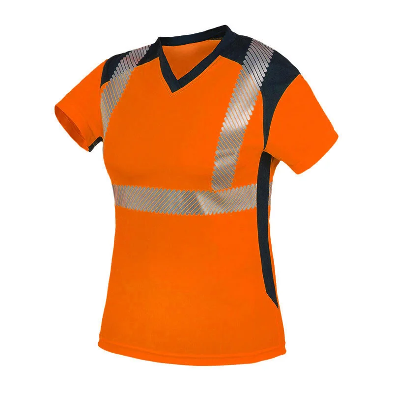 T-shirt haute hisibilité pour femme - BAHIA T2S 4 / Taille XL Orange