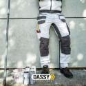 Pantalon peintre multipoches stretch Flux Dassy