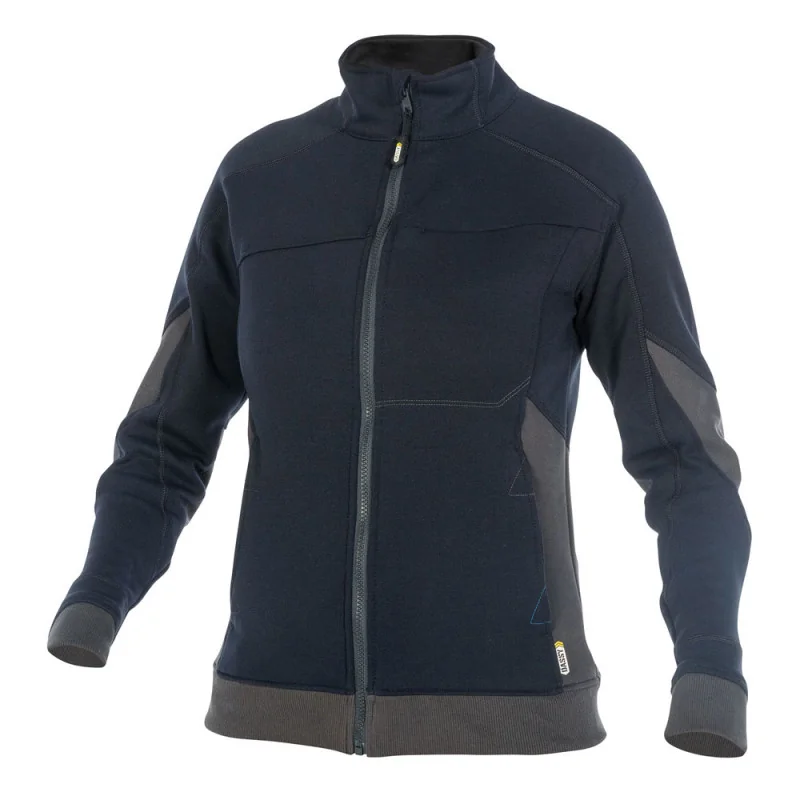 Sweat professionnel pour Femme - DASSY VELOX WOMEN 4 / Taille XL Bleu Nuit / Gris Anthracite