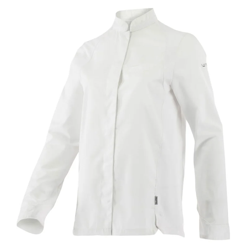Veste de cuisine blanche femme manches longues - PEPPER LAFONT - Déstockage 6 / Taille 3XL Blanc