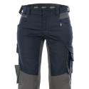 Pantalon de travail bleu nuit poches genoux Dassy Dynax