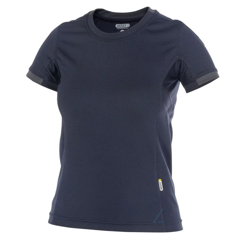 Tee shirt de travail femme respirant anti-UV - NEXUS DASSY WOMEN 0 / Taille XS Bleu Nuit / Gris Anthracite