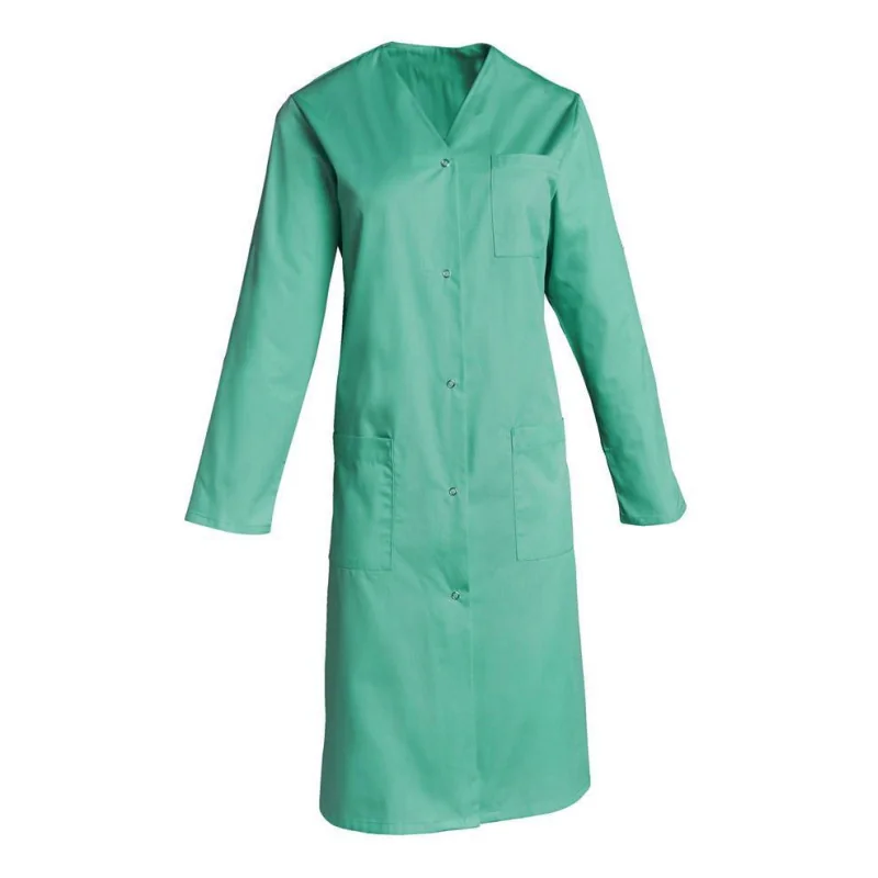 Blouse de travail femme manches longues réglables - SNV LISA 6 / 60-62 Vert d'eau