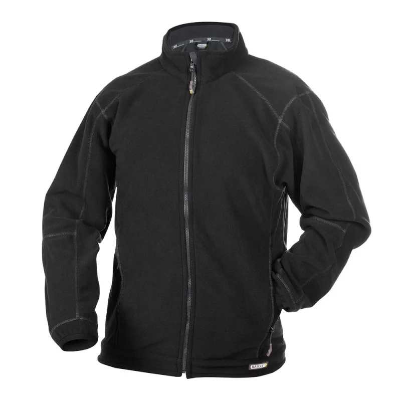 Polaire de travail homme zippée - PENZA DASSY 5 / Taille XXL Noir