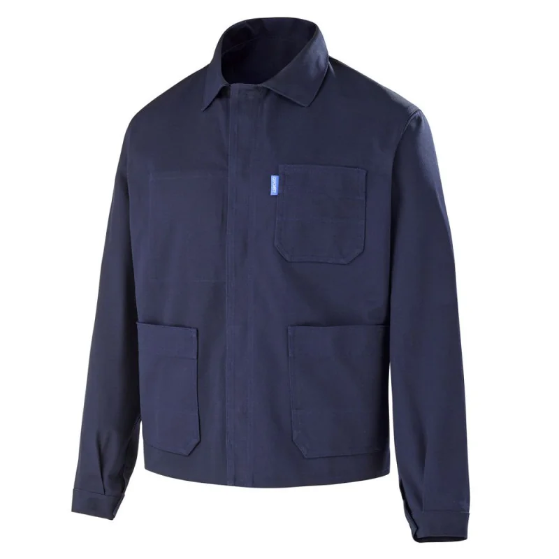 Veste de travail 100% coton - CEPOVETT ESSENTIELS 4 / Taille XL Bleu Marine