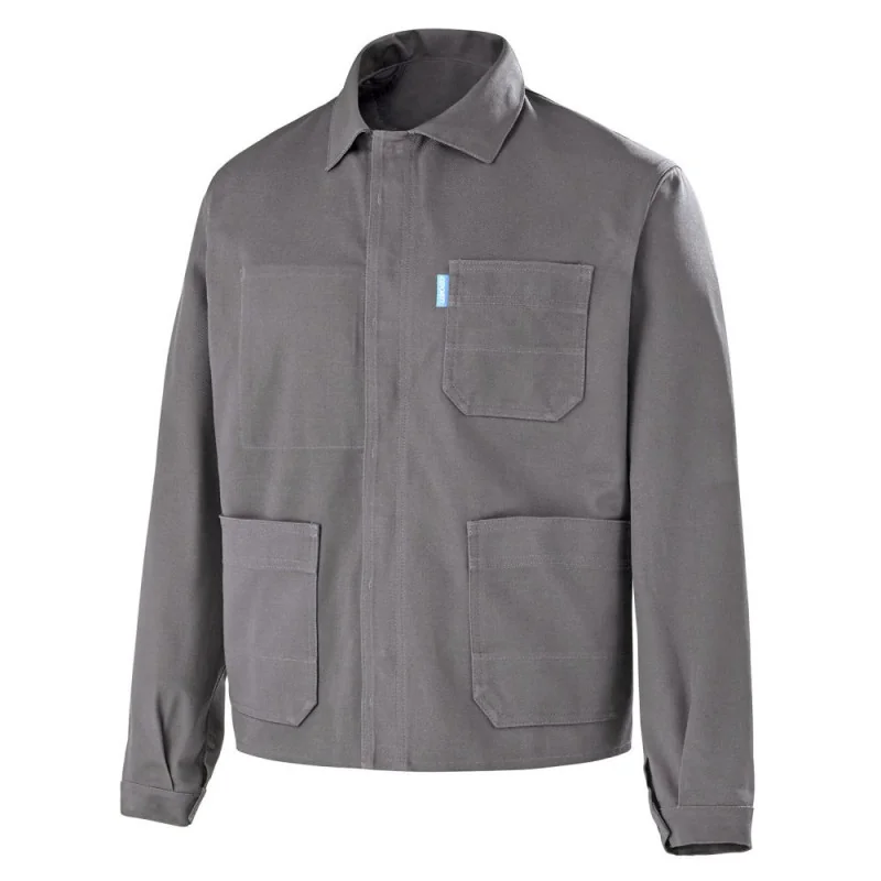 Veste de travail 100% coton - CEPOVETT ESSENTIELS 4 / Taille XL Gris Acier