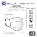 2 x Masque Alternatif de protection lavable - C-AIR CEPOVETT