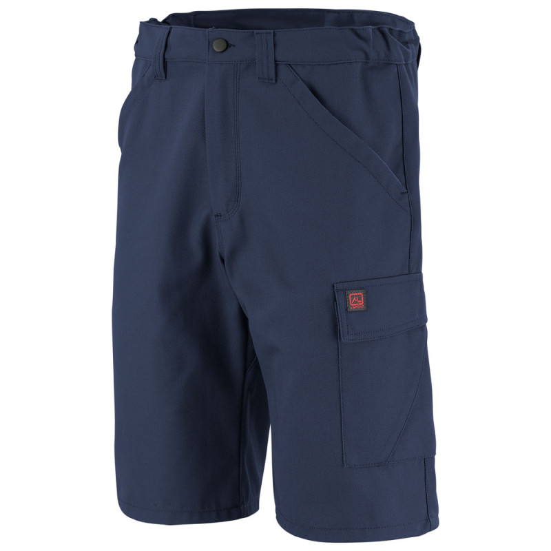 Bermuda de travail mercerie plastique poly/coton Lafont IOLITE - 1MICUPP 2 / 44-46 Bleu Marine