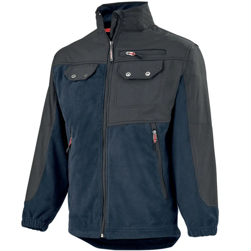 Polaire de travail coupe-vent - LAFONT DWBI00PL - Fin de série 2 / Taille M Marine / Noir