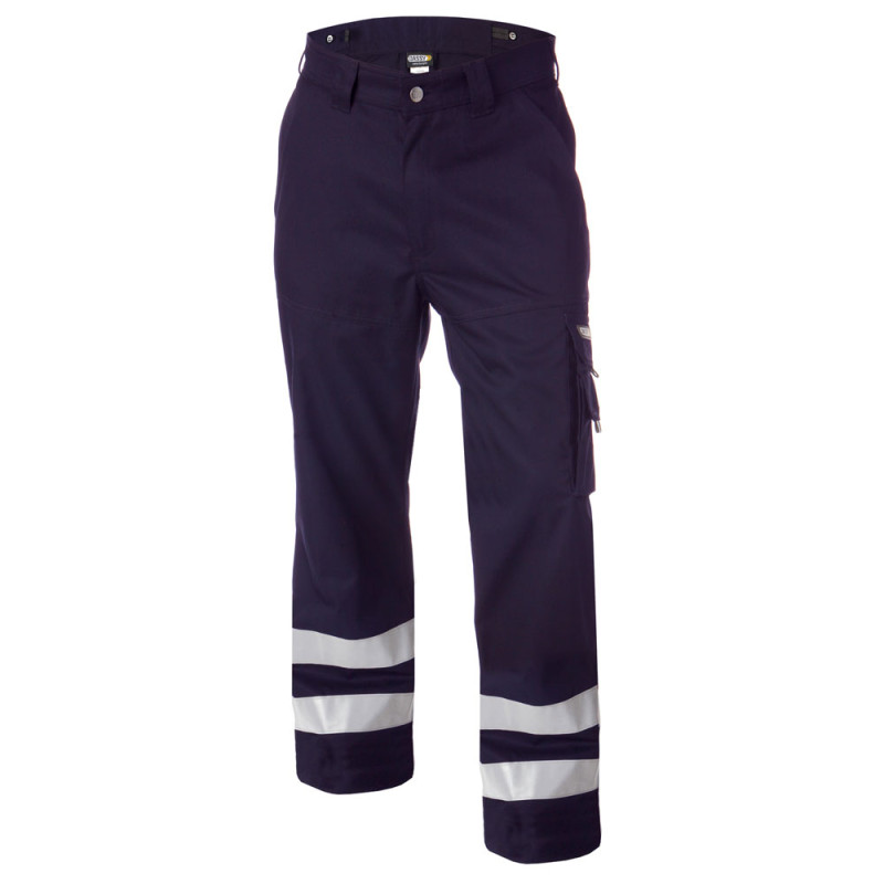 Pantalon pro avec bandes réfléchissantes DASSY VEGAS Marine 64