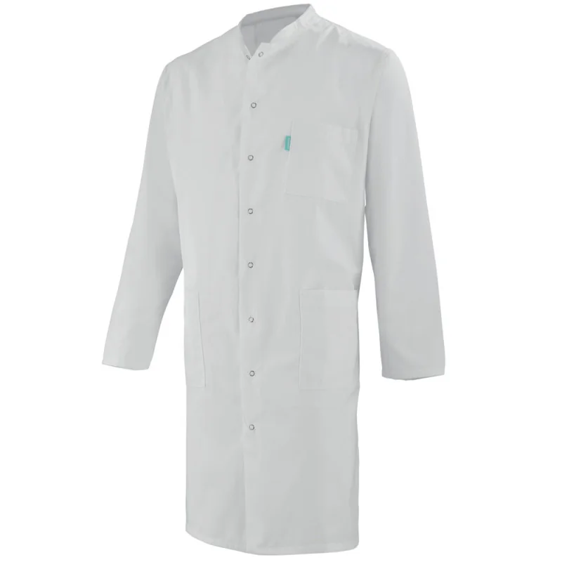 Blouse de travail homme col officier ANTHONY LAFONT - 8JIMBY - Déstockage 2 / Taille M Blanc