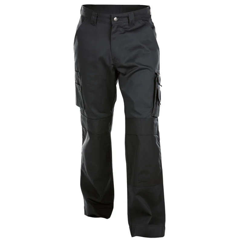 Pantalon de travail en coton avec poches genoux - DASSY MIAMI COTON 48 Noir