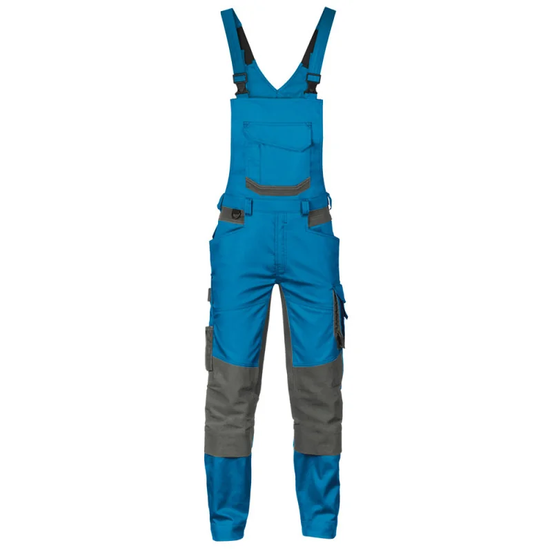Salopette de travail stretch DASSY TRONIX 48 Bleu Azur / Gris Anthracite