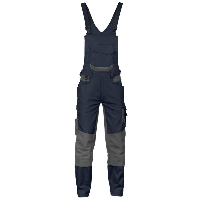 Salopette de travail stretch DASSY TRONIX 50 Bleu Nuit / Gris Anthracite